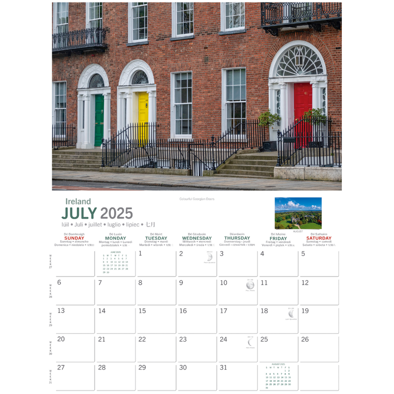 A4 12 Stunning Images Of Dublin Calendar 2025
